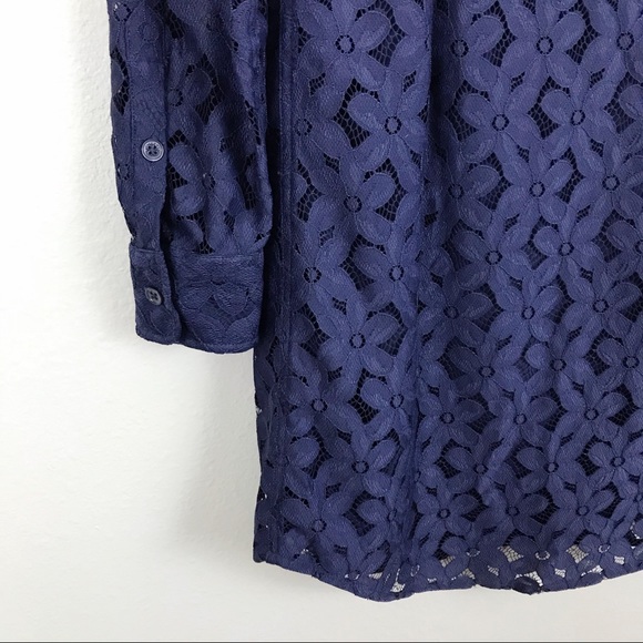 Equipment Femme Brett Floral Lace Shirtdress XS - Picture 6 of 8